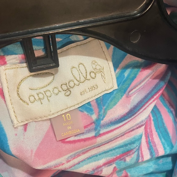 Pappagallo Catus Rose Combo Sleeveless Printed Maxi Dress - Picture 4 of 6